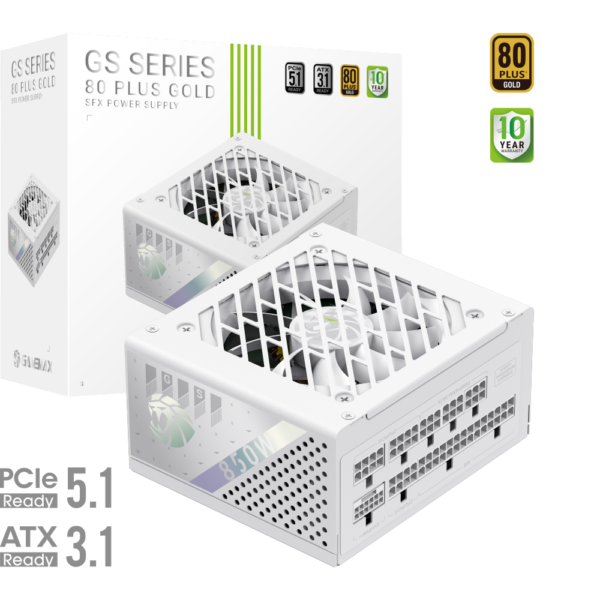 Gamemax PSU | GS 850G WH | 850 W | SFX | White | Full Modular