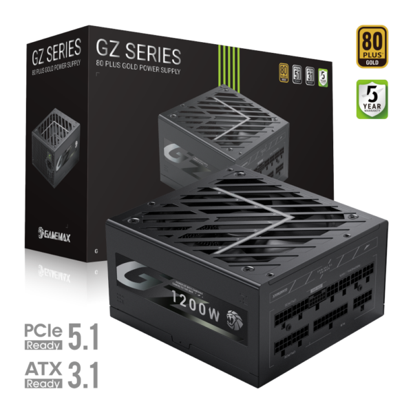 Gamemax PSU | GZ 1200G | 1200 W | Gold | Full Modular