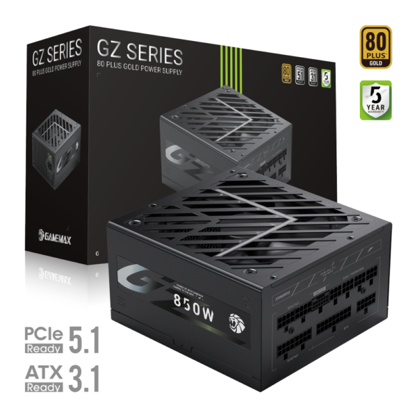Gamemax PSU | GZ 850G | 850 W | Gold | Full Modular