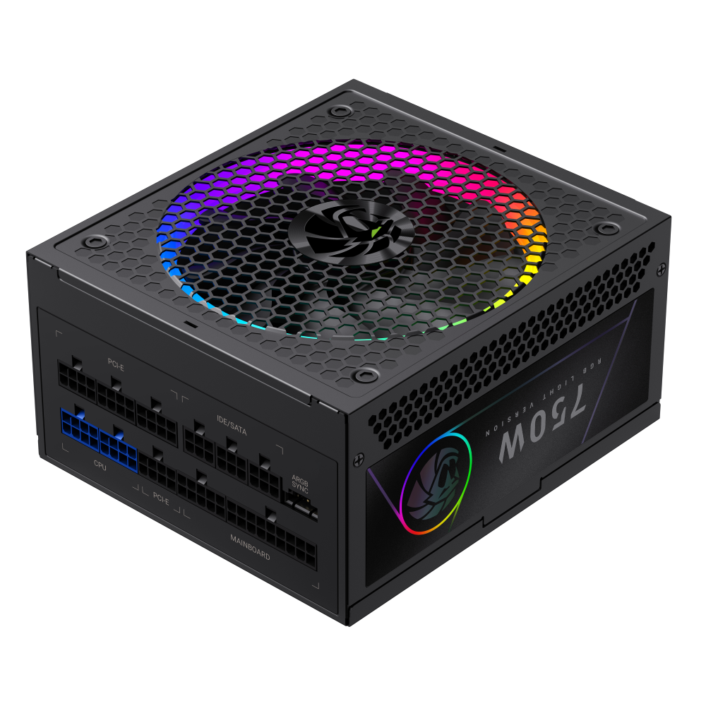 Gamemax PSU | RGB 750G | 750 W | Gold | Full Modular - Image 2