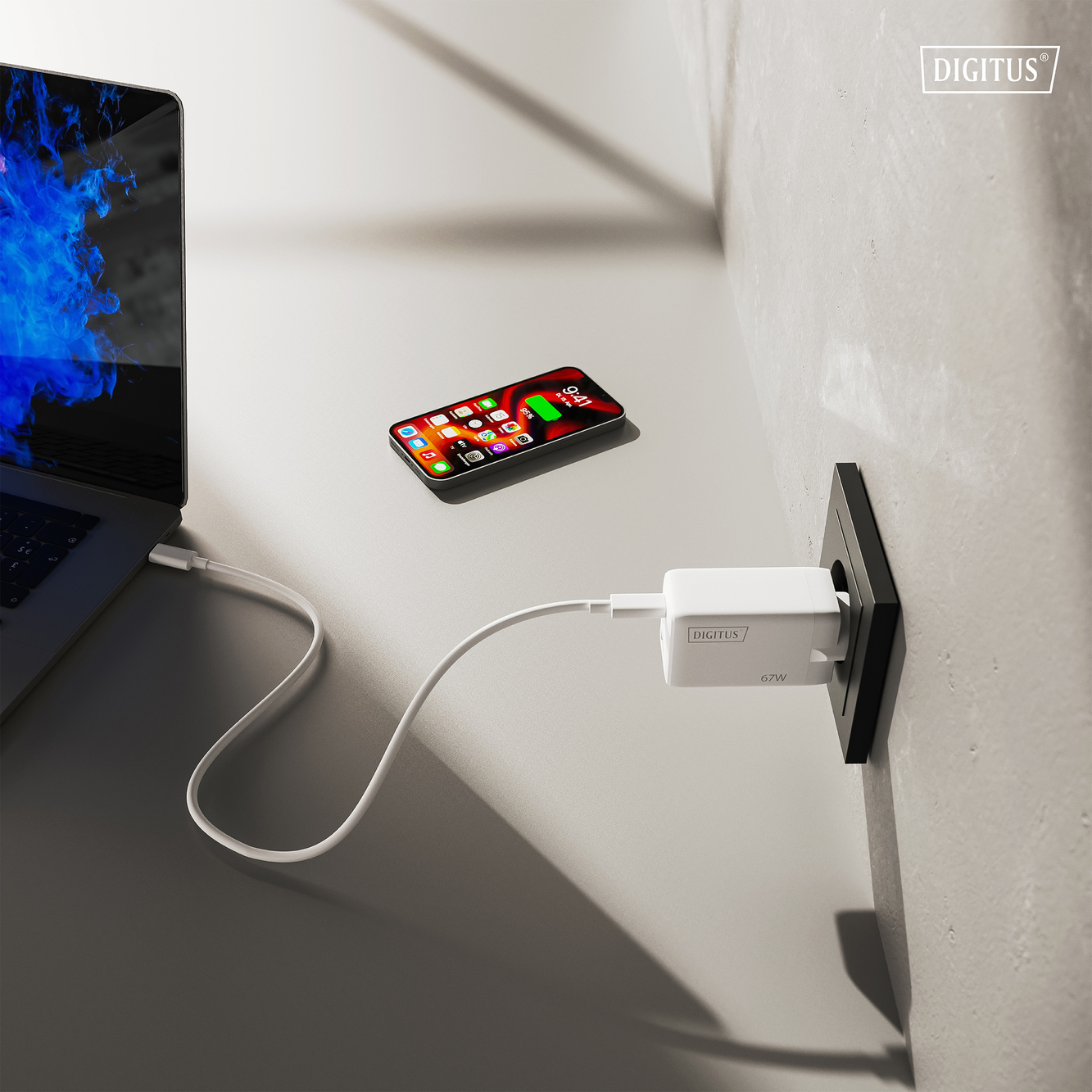 Digitus Battery charger, 67W | DA-10303 - Image 8
