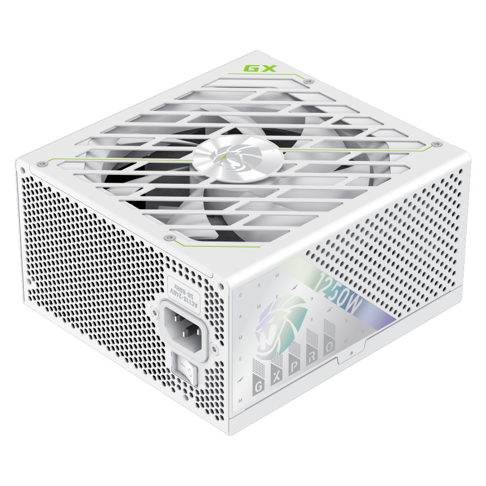 Gamemax PSU | GX PRO 1250G WH | 1250 W | Gold | White | Full Modular - Image 2