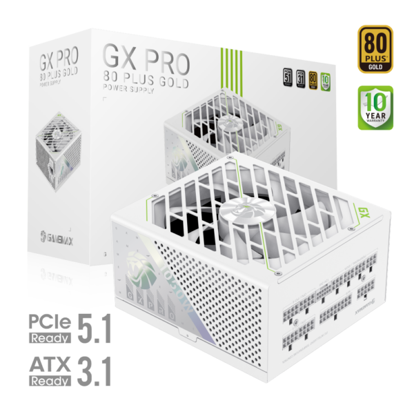 Gamemax PSU | GX PRO 1050G WH | 1050 W | Gold | White | Full Modular