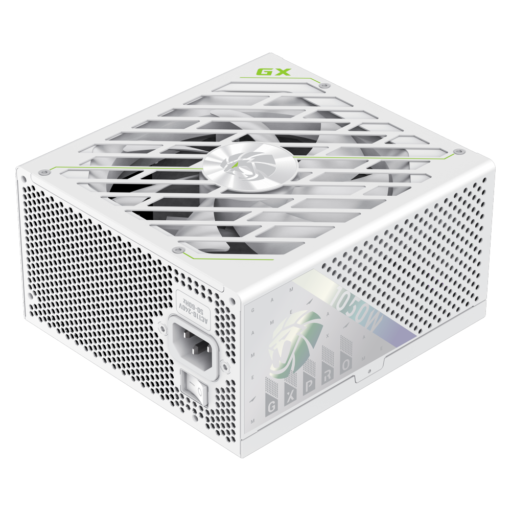 Gamemax PSU | GX PRO 1050G WH | 1050 W | Gold | White | Full Modular - Image 2