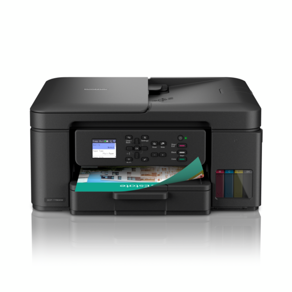 Brother | Wireless Printer with ADF | DCP-T780DW | Inkjet | Colour | 3-in-1 | A4 | Wi-Fi | Black
