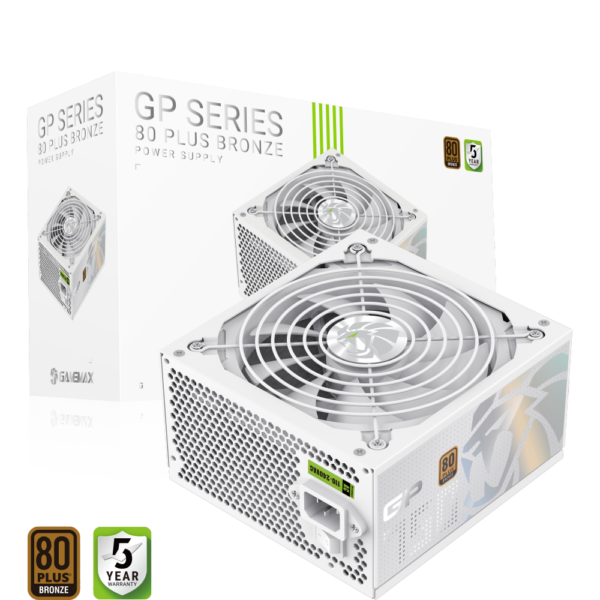 Gamemax PSU | GP 750B WH | 750 W | Bronze | White | Non-Modular