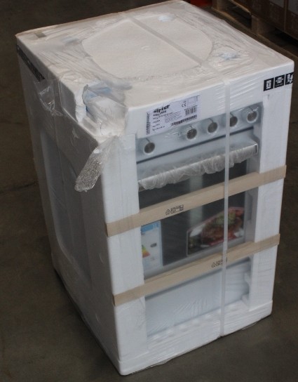 SALE OUT.  | Simfer | Cooker | 4401SGRBB | Hob type Gas | Oven type Gas | White | Width 50 cm | DAMAGED PACKAGING, DAMAGED PROTECTIVE PACKAGING FOAMS, SCRATCHES PAINT ON THE TOP COVER, SCRATCHES  ON FRONT PANEL | Depth 55 cm | 49 L