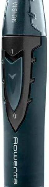 Rowenta Nose and Ear Trimmer | TN3011F0 | Cordless | Wet & Dry | Black/Blue