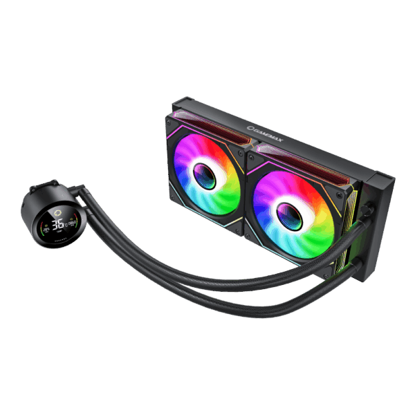 Gamemax CPU Liquid Cooler | ICEBURG 240 DIGITAL BK | Black