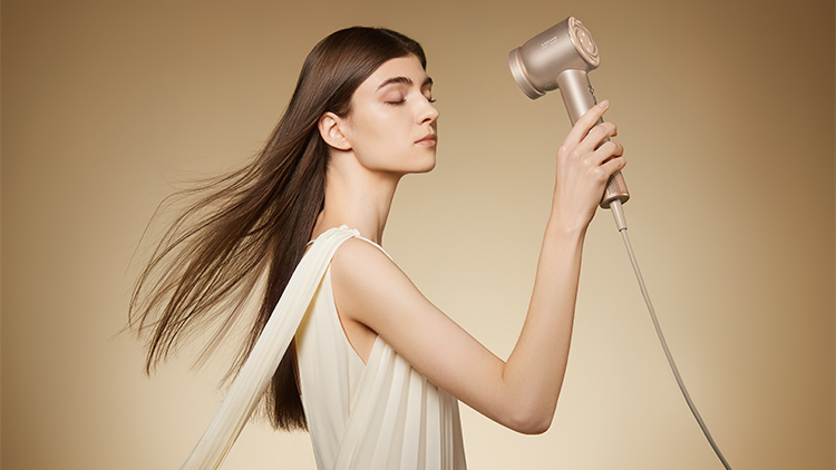 Dreame Hair Dryer | Glory Mix AHD18 | 1600 W | Number of temperature settings 4 | Ionic function | Diffuser nozzle | Gold - Image 5
