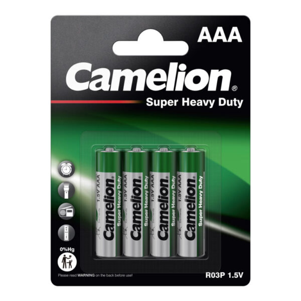 Camelion | R03P-BP4G | AAA/LR03 | Super Heavy Duty | 4 pc(s)