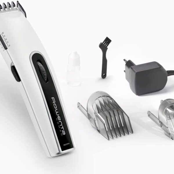 Rowenta | Hair Clipper | TN1400F0 | Cordless | Number of length steps 19 | White/Black