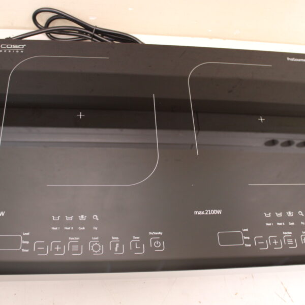 SALE OUT.  | Caso | Hob | ProGourmet 3500 | Table top | Number of burners/cooking zones 2 | Sensor touch display | Timer | Black | Display | DAMAGED PACKAGING