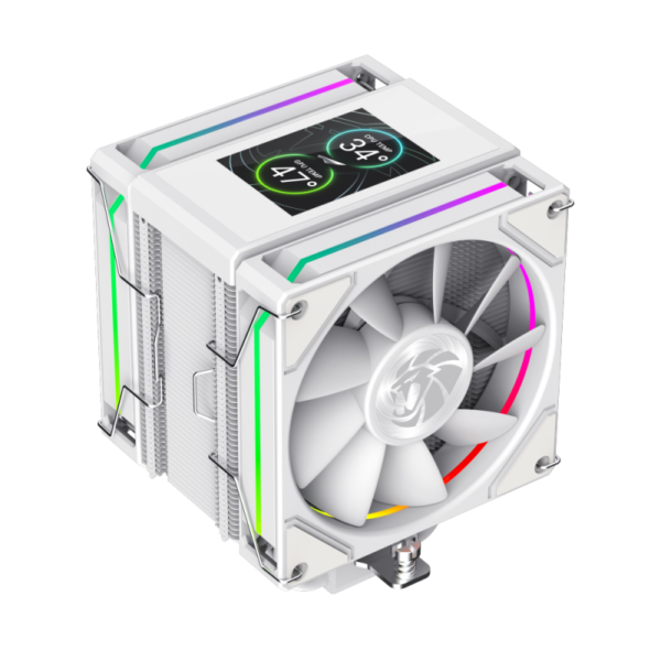 Gamemax CPU Air Cooler | SIGMA 620 LCD WH | White