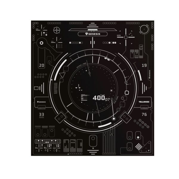 Genesis Tellur 400 Square Hud Floor Mat | Black