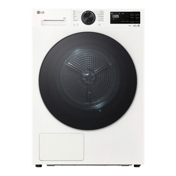 LG Dryer Machine with Heat Pump | RHX5009TWB | Energy efficiency class B | Front loading | 9 kg | LED | Depth 66 cm | Wi-Fi | White