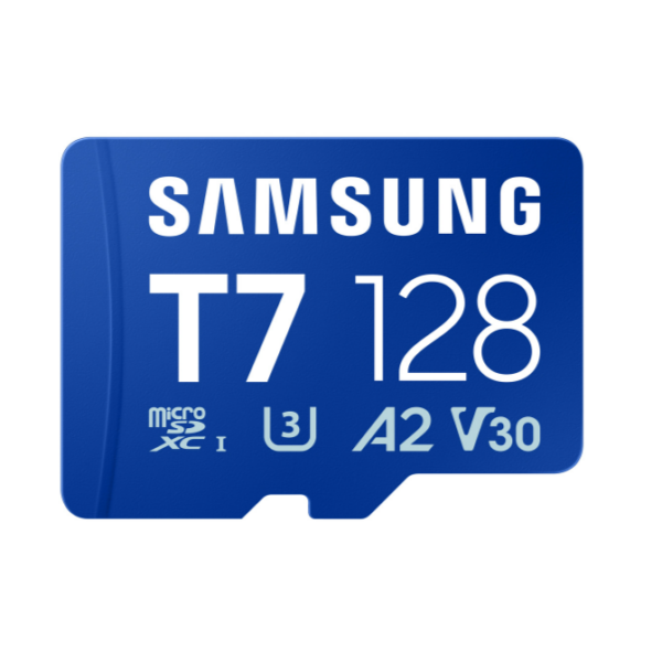 Samsung MicroSD card | T7 | 128 GB | microSDXC | Flash memory class U3, V30, A2