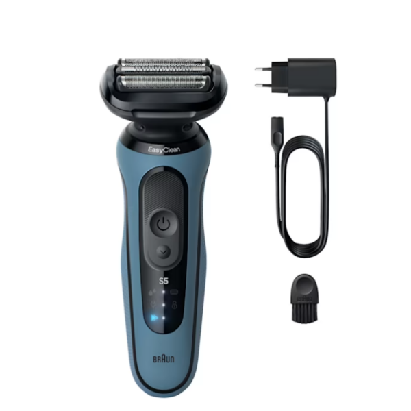Braun Shaver | Series 5 52-A1000s | Operating time (max) 50 min | Wet & Dry | Lithium Ion | Blue/Black