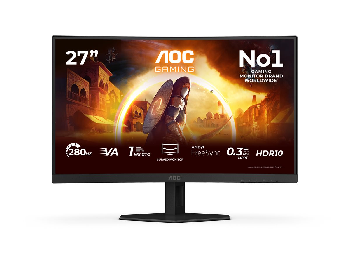 AOC | C27G4ZXE | 27 " | VA | FHD | 16:9 | 280 Hz | 0.3 ms | 1920 x 1080 pixels | 300 cd/m² | HDMI ports quantity 2 | Warranty 36 month(s) - Image 8