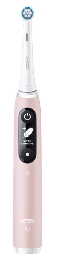 Oral-B Electric Toothbrush | iO Series 6 | Rechargeable | For adults | Number of brush heads included 1 | Number of teeth brushing modes 5 | Pink - Image 2