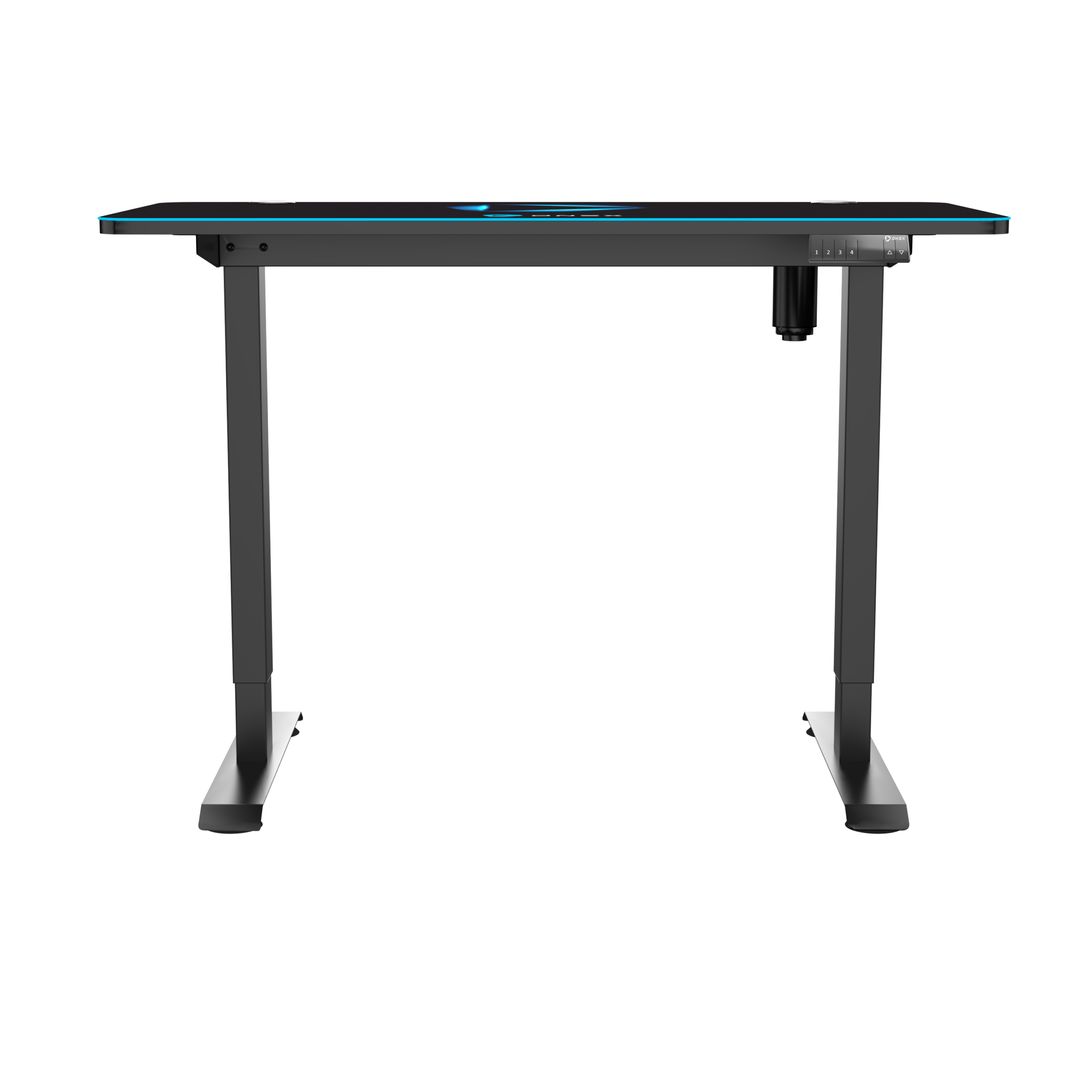 Onex | Gaming desk | GDE1200SH | Black/Blue - Image 3