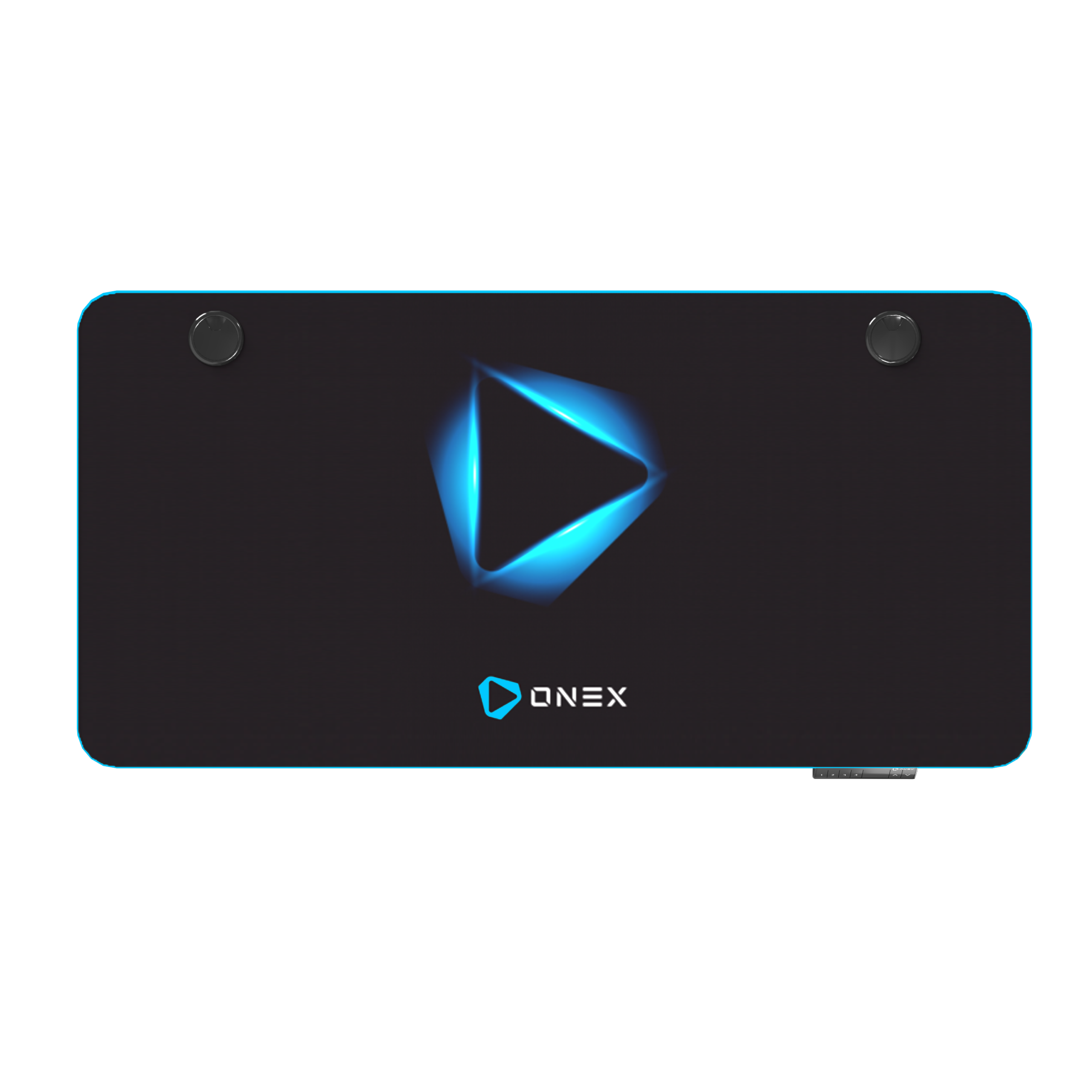 Onex | Gaming desk | GDE1200SH | Black/Blue - Image 5