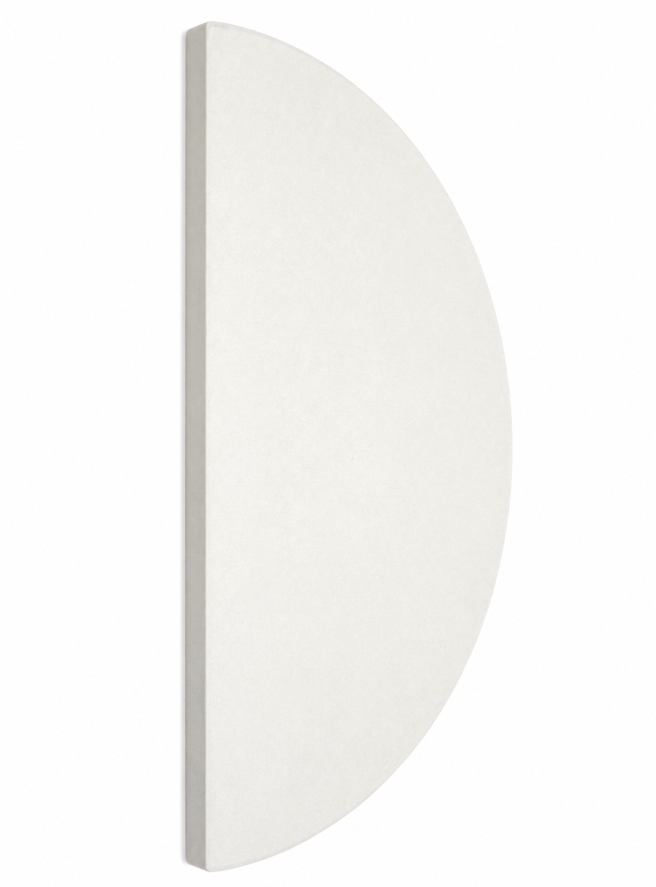 TunaBone Half moon pizza stone 180mm for Kamado 22inch