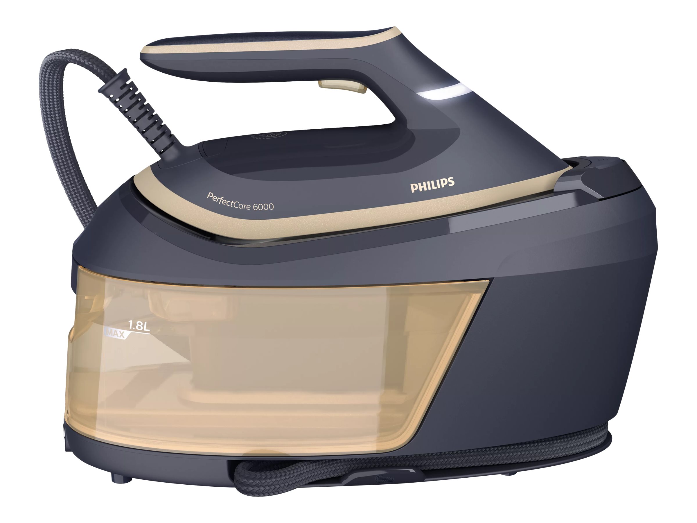 Philips Steam Station | PSG6064/80 6000 Series PerfectCare | 2400 W | 1.8 L | 8 bar | Auto power off | Vertical steam function | Calc-clean function - Image 2