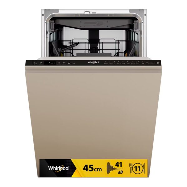 Whirlpool Dishwasher | WH6IC11BS7LA0 | Built-in | Width 44.8 cm | Number of place settings 11 | Number of programs 9 | Energy efficiency class C | Display | Black