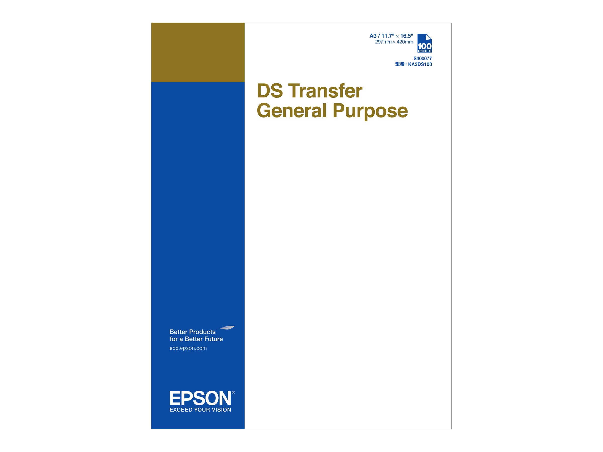 DS Transfer General Purpose 100 Sheets | 87 g/m² | A3