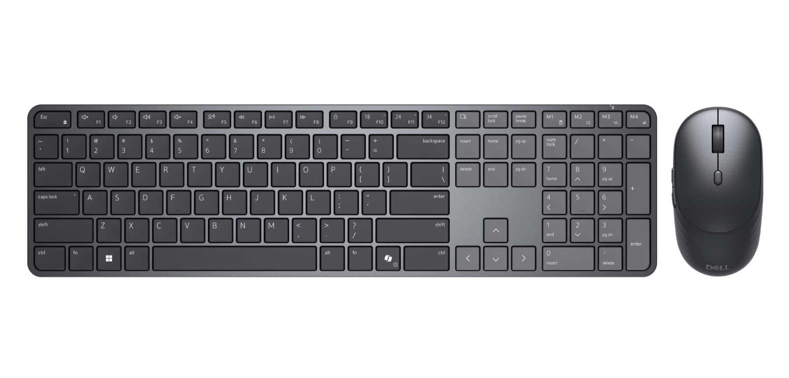 Dell Pro 7 Slim Keyboard and Mouse | KM726 | Keyboard and Mouse Set | Wireless | Mouse included | US International | Bluetooth | Black - Image 3