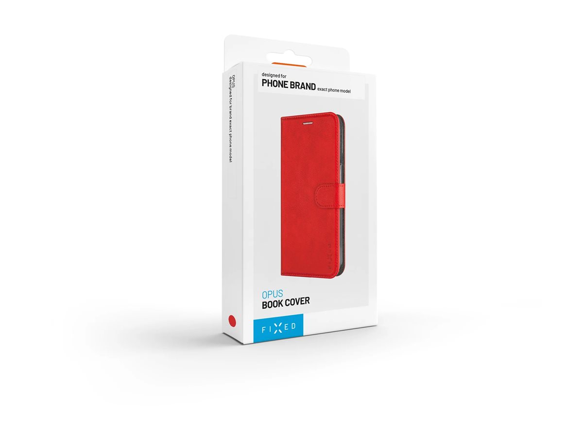 Fixed Opus | Book Case | Samsung | Galaxy A37 5G | Synthetic leather | Red - Image 6