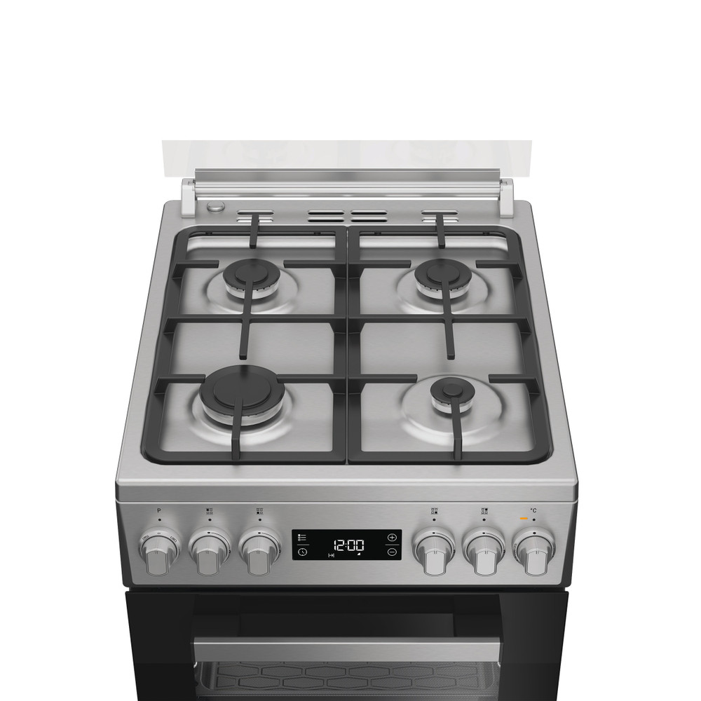 Whirlpool Cooker | W5G8LMX | Hob type Gas | Oven type Electric | Stainless Steel | Width 50 cm | Depth 60 cm | 60 L - Image 5