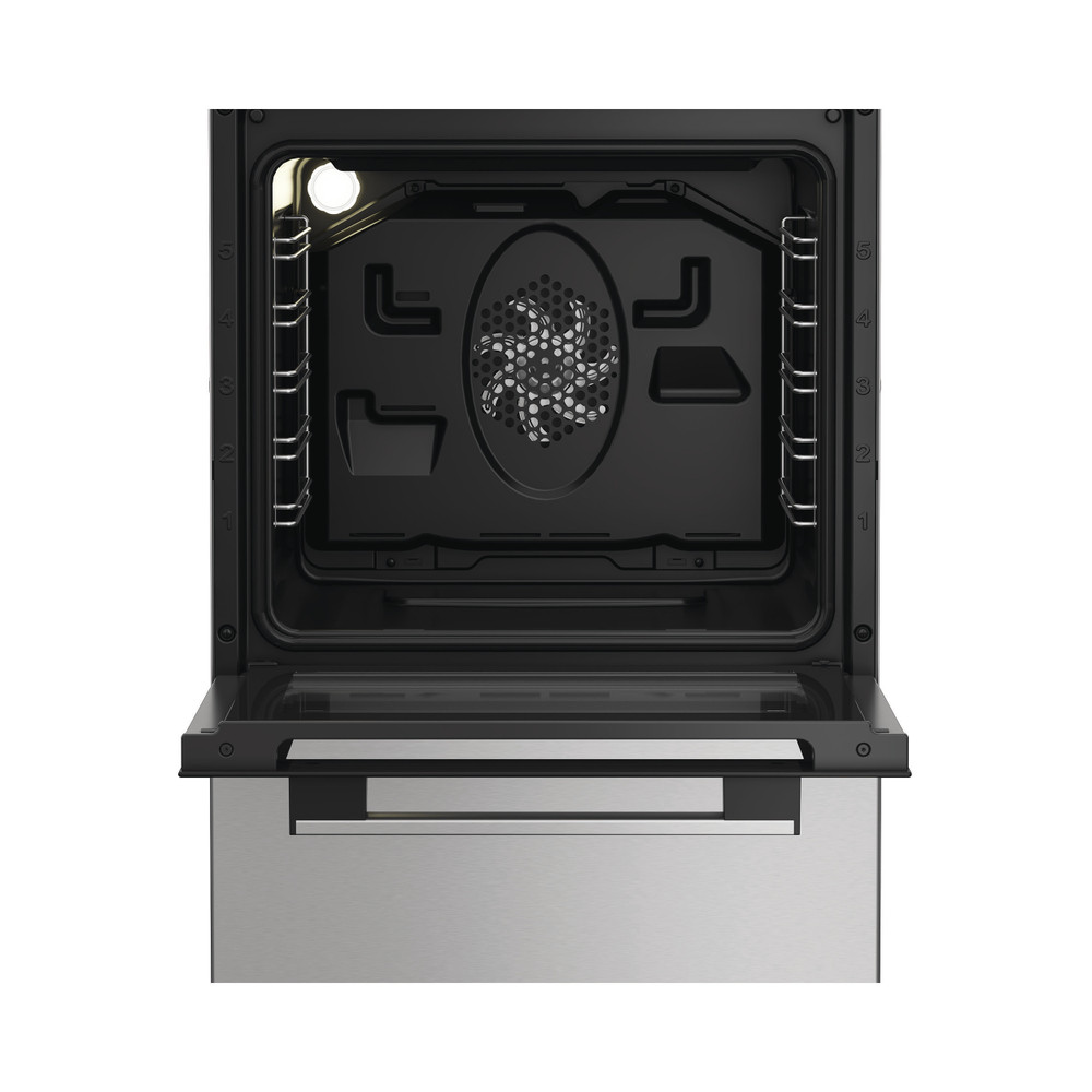 Whirlpool Cooker | W5G8LMX | Hob type Gas | Oven type Electric | Stainless Steel | Width 50 cm | Depth 60 cm | 60 L - Image 6
