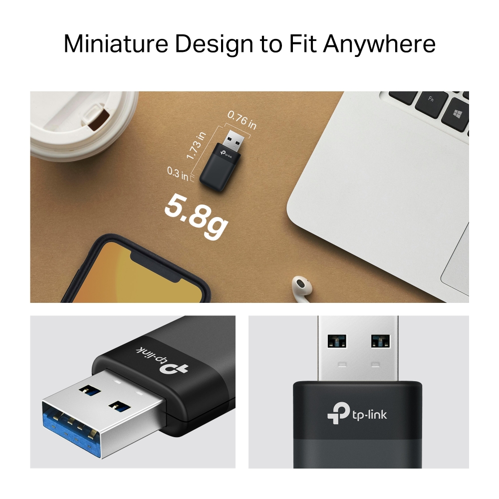 TP-LINK Archer TX23U | AX1800 Mini Wi-Fi6 Wireless USB Adapter | 802.11ax | MU-MiMO Yes | no PoE - Image 7