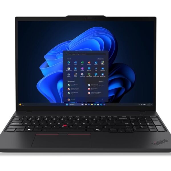Lenovo ThinkPad T16 G4 Intel | Black | 16 " | IPS | WUXGA | 1920 x 1200 pixels | Anti-glare | Intel Core Ultra 5 | 228V | 32 GB | Soldered LPDDR5X | Solid-state drive capacity 512 GB | Intel Arc Graphics 130V | Windows 11 Pro | 802.11be | Bluetooth version 5.4 | Keyboard language English | Keyboard backlit | Warranty 36 month(s) | Battery warranty 12 month(s)