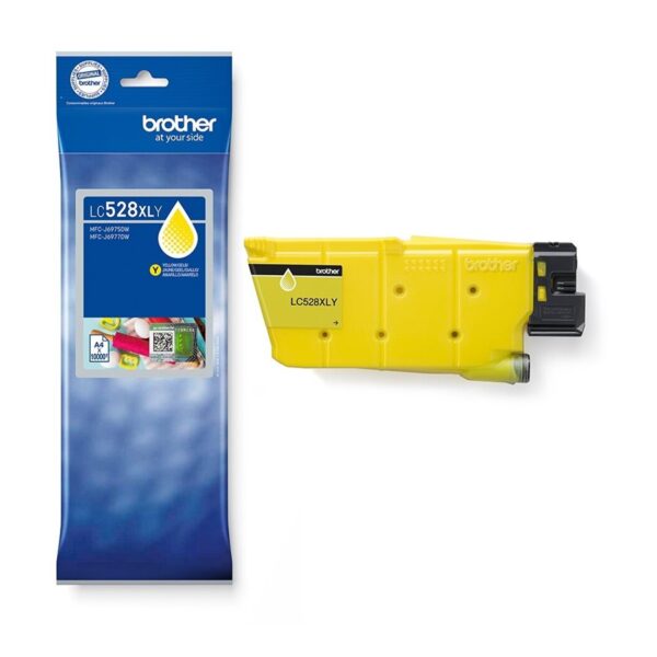 Brother LC528XLY Yellow Ultra High Yield Inkjet Cartridge | Brother