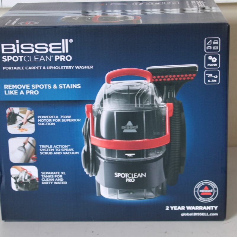 SALE OUT. | Bissell | Spot Cleaner | SpotClean Pro | Corded operating | Washing function | 750 W | Red/Titanium | 24 month(s) | - V | DAMAGED PACKAGING