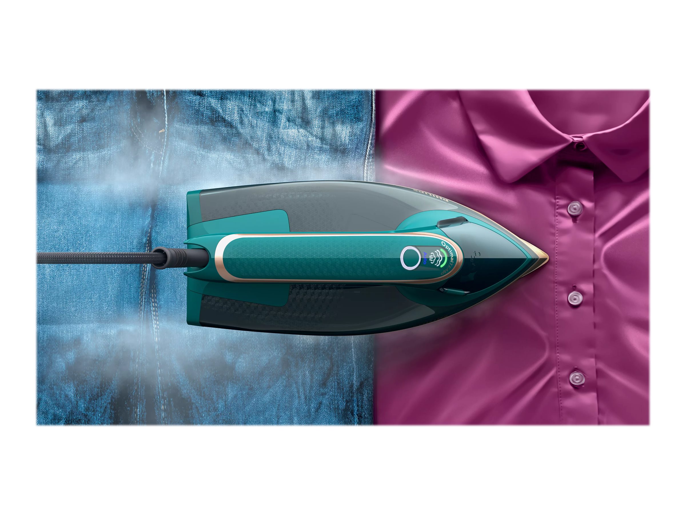 Philips | DST8030/70 Azur | Steam Iron | 3000 W | Water tank capacity 350 ml | Continuous steam 70 g/min | Green - Image 15