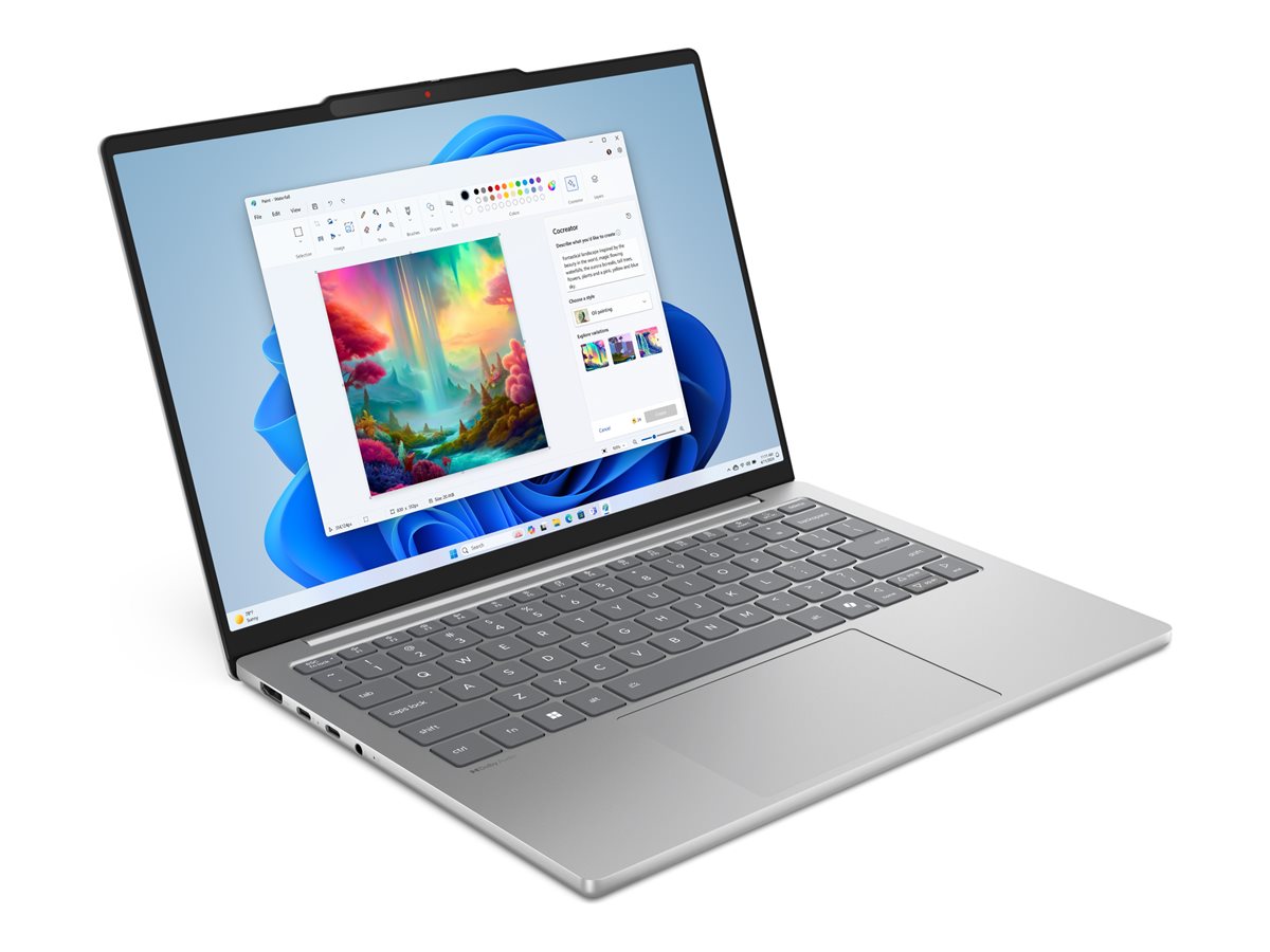Lenovo IdeaPad Slim 5 13ARP10 | Cloud Grey | 13.3 " | IPS | WUXGA | 1920 x 1200 pixels | Anti-glare | AMD Ryzen 5 | 7535HS | 16 GB | Soldered LPDDR5x | Solid-state drive capacity 512 GB | AMD Radeon 660M Graphics | Windows 11 Home | 802.11ax | Bluetooth version 5.3 | Keyboard language Nordic | Keyboard backlit | Warranty 24 month(s) | Battery warranty 12 month(s) - Image 3