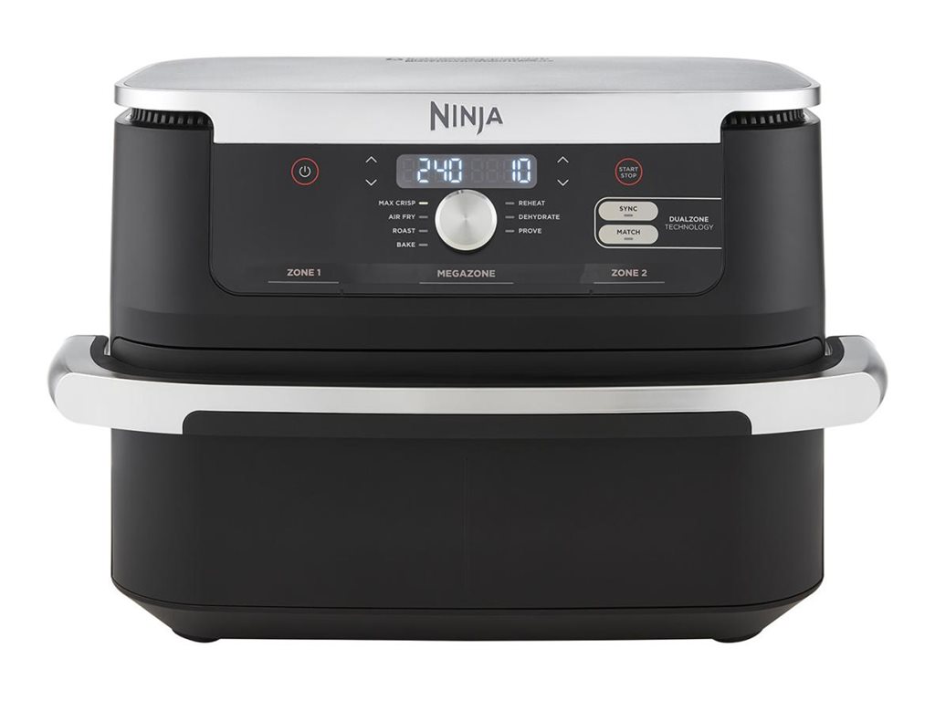 NINJA | Double Air Fryer | AF500EU Foodi FlexDrawer | Power 2470 W | Capacity 10.4 L | Black - Image 2