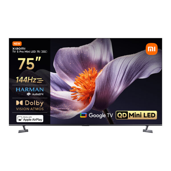 TV S Pro Mini LED 75 2026 | Xiaomi 75" | Smart TV | Google TV | 4K UHD (2160p) | Dark Grey