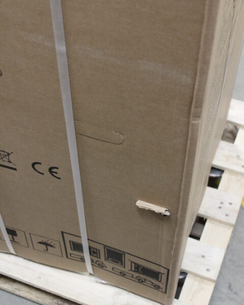 SALE OUT. Gorenje Refrigerator | N619EAXL4 | Energy efficiency class E | Free standing | Combi | Height 186 cm | No Frost system | Fridge net capacity 207 L | Freezer net capacity 97 L | Display | 39 dB | Grey | DAMAGED PACKAGING, DENT ON BACK, DENTED TOP EDGE, DENT ON THE SIDE