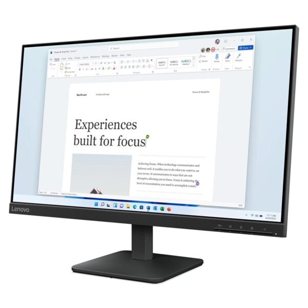 Lenovo L24-41 | 23.8 " | IPS | FHD | 16:9 | 100 Hz | 4/6 ms | 1920 x 1080 pixels | 250 cd/m² | HDMI ports quantity 1 | Raven Black