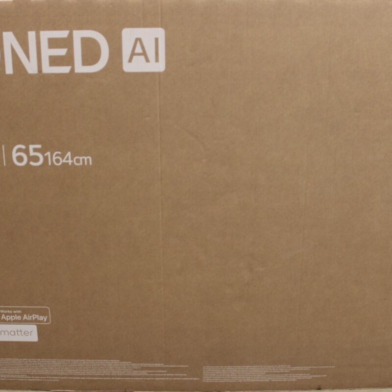 SALE OUT. LG 65QNED80A3A | 65 | Smart TV | webOS | UHD | DAMAGED PACKAGING