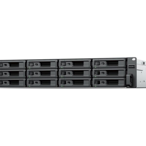 Synology RackStation RS2423RP+II | Efficient storage for centralized data management | AMD Ryzen | V1780B | 8 GB | DDR4 | Black