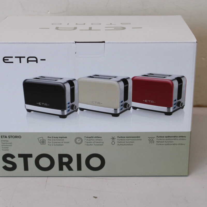 SALE OUT. ETA ETA916690040 STORIO Toaster, Power 930 W, 2 slots, Stainless steel, Beige | ETA Storio Toaster | ETA916690040 | Power 930 W | Housing material Stainless steel | Beige | DAMAGED PACKAGING