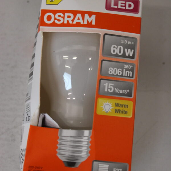 SALE OUT. | Osram Parathom Classic Filament | E27 | 5.9 W | Warm White | DAMAGED PACKAGING | 24 month(s)