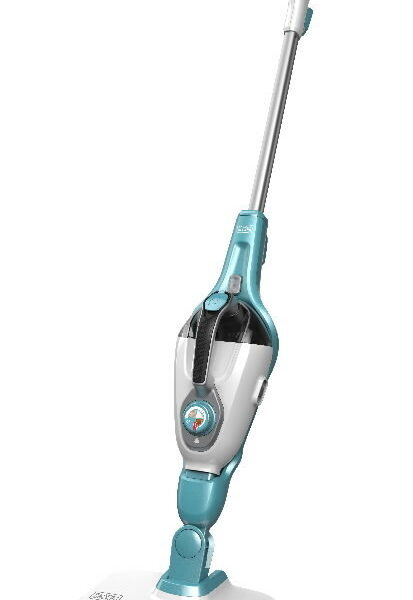 BLACK & DECKER Steam cleaner | FSMH1321-QS | Power 1300 W | Steam pressure 2.5 bar | Water tank capacity 0.5 L | White/Aqua
