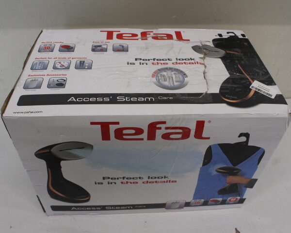 SALE OUT. TEFAL | Steamer | DT9100E0 | Handheld | 1600 W | 0.2 L | 30 g/min | Black | DAMAGED PACKAGING, SCRATCHED ON TOP